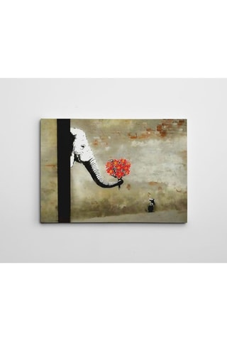 Wanddecoratie WY116 - Banksy - 70 x 100 cm - Reproductie