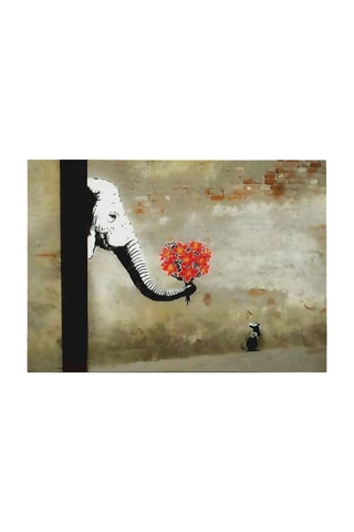Wanddecoratie WY116 - Banksy - 70 x 100 cm - Reproductie