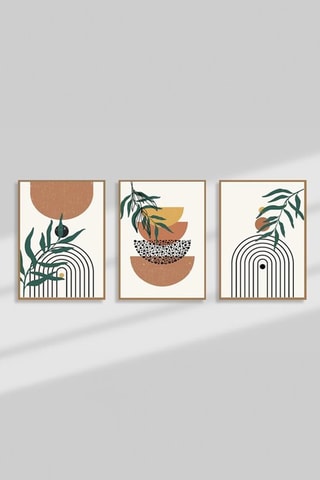 3 tableaux - 33 x 48 cm