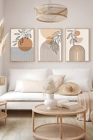 3 tableaux  - 33 x 48 cm