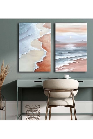 2 tableaux - 95 x 70 cm