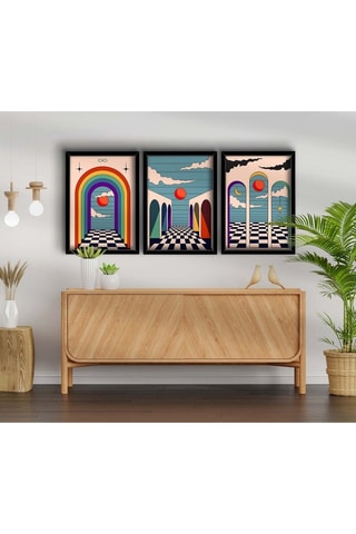 3 tableaux - 38 x 53 cm