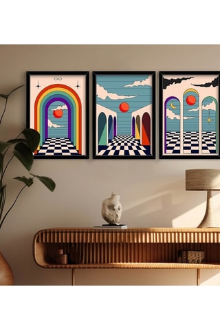 3 tableaux - 38 x 53 cm