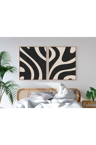 2 tableaux en MDF Aimé - 50 x 70 cm