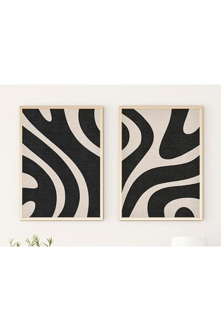 2 tableaux en MDF Aimé - 50 x 70 cm