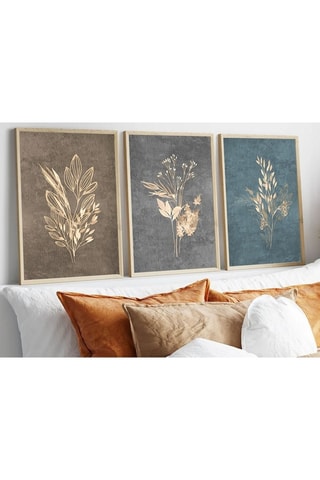 3 tableaux Huhu242 - 30 x 40 cm