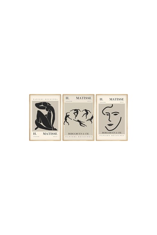 3 tableaux - Henri Matisse - 50 x 70 cm