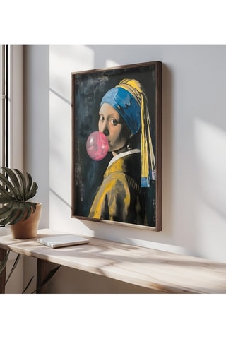 Wanddecoratie “Meisje met de Parel” Vermeer - 50 x 70 cm