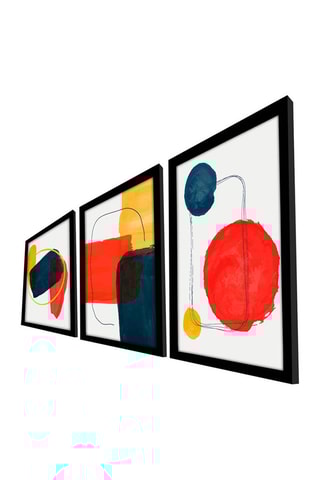 3 tableaux en MDF Hugo - 38 x 53 cm