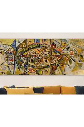 Wanddecoratie “Woestijn” Richard Pousette-Dart - 50 x 120 cm