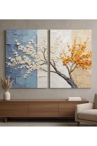 Diptyque en pin - 160 x 120 cm