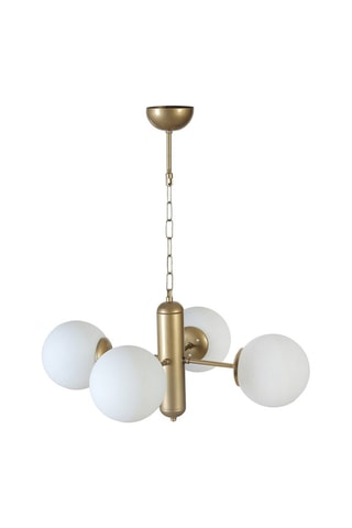 Hanglamp Bankok 4 - Goudkleurig - 4 x 60 W