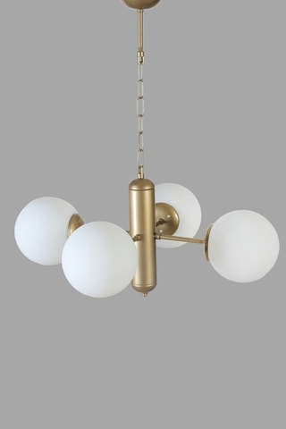Hanglamp Bankok 4 - Goudkleurig - 4 x 60 W