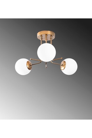 Hanglampen - Goudkleurig - 3 x 100 W
