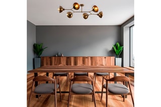 Plafondlamp Dram Goudkleurig