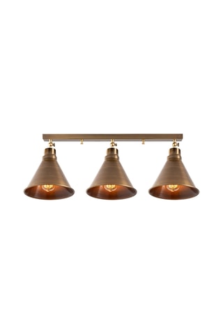 Plafondlamp Berceste - Bronskleurig - 3 x 100 W