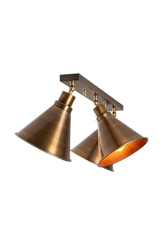 Plafondlamp Berceste - Bronskleurig - 3 x 100 W