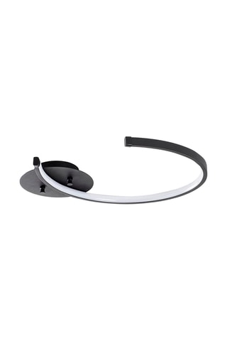 Ledplafondlamp Moon Zwart