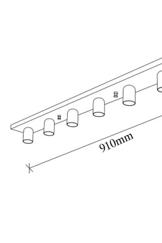 Plafondlamp Mirro Zwart