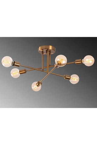 Plafondlamp Flower Goudkleurig