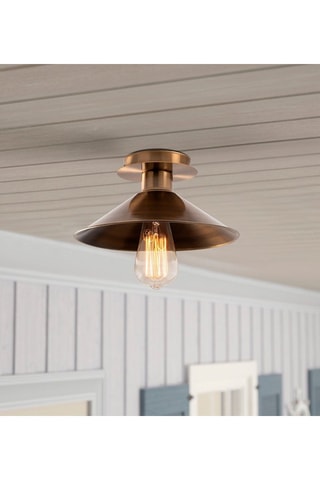 Plafondlamp Berceste Bronskleurig