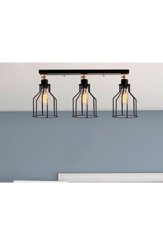 Plafondlamp Alacati  Zwart
