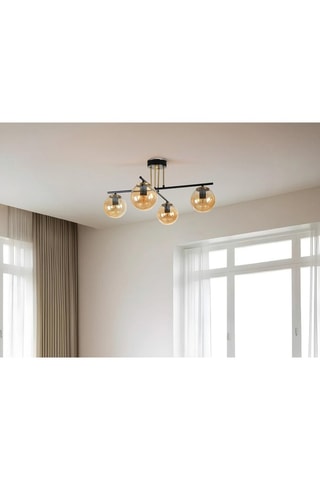Hanglamp Oslo 4 - Goudkleurig - 4 x 60 W
