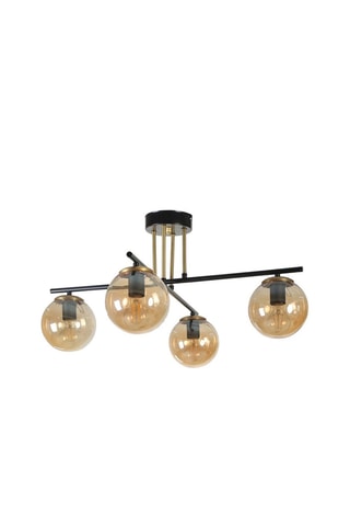 Hanglamp Oslo 4 - Goudkleurig - 4 x 60 W