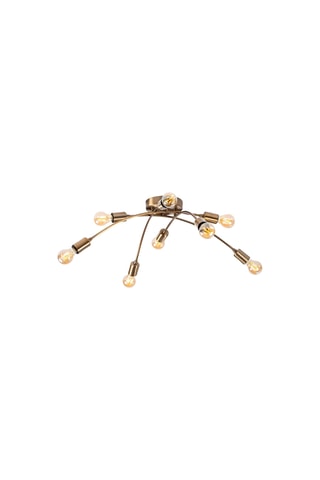 Plafondlamp Banana - Goudkleurig - 8 x 60 W