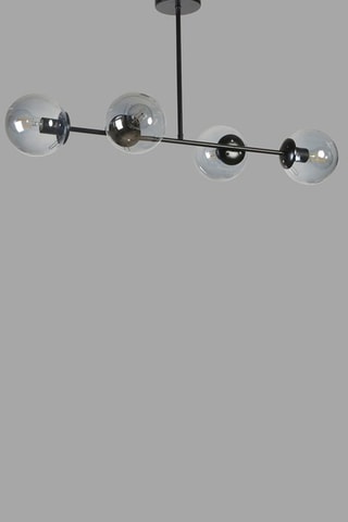 Hanglamp Yeni Favori 4 - Zwart - 4 x 60 W