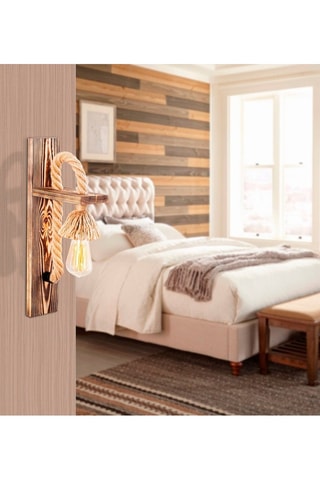 Applique murale Erebos - Naturel - 100 W