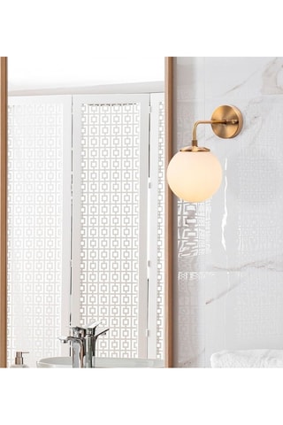 Applique murale Viran - Doré et blanc - 40 W