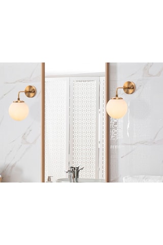 Applique murale Viran - Doré et blanc - 40 W