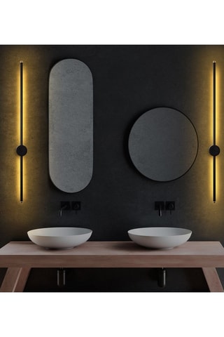 Applique murale LED Sword - Noir - 13 W