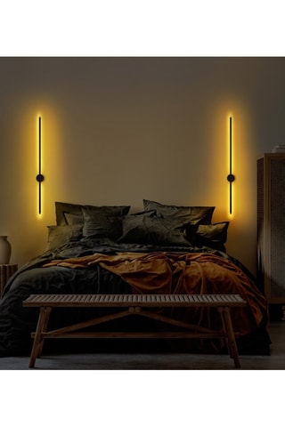 Applique murale LED Sword - Noir - 13 W