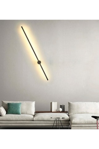 Applique murale LED - Noir - 24 W