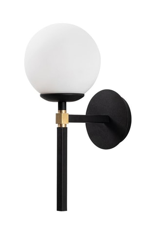 Applique murale Gondol - Noir et blanc - 40 W