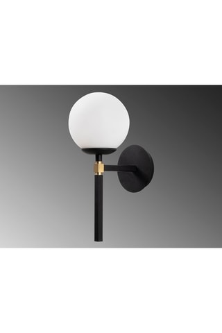 Applique murale Gondol - Noir et blanc - 40 W