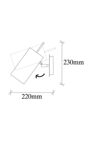 Applique murale Kem  - Doré - 100 W