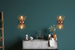 Applique murale - Cuivre - 2 x 40 W