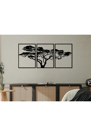 Décoration murale Acacia Tree - 50 x 210 cm - Noir