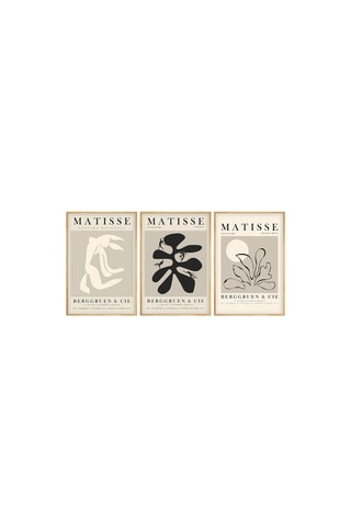 3 Wanddecoraties - Matisse - 50 x 70 cm