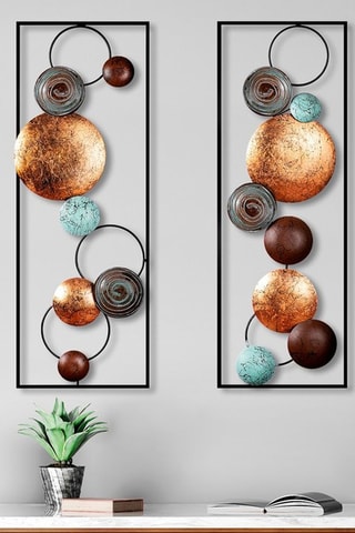 Wanddecoratie Textured - 92 x 32 cm - Zwart