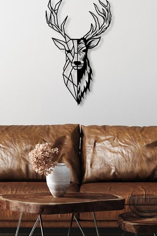 Wanddecoratie - 42 x 70 cm - Zwart
