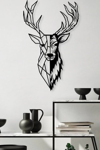 Wanddecoratie - 42 x 70 cm - Zwart