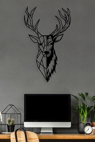 Wanddecoratie - 42 x 70 cm - Zwart