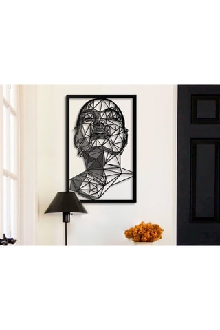 Décoration murale Antonietta - 45 x 70 cm - Noir