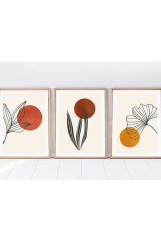 3 tableaux Huhu215 - 70 x 50 cm