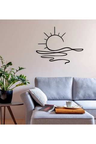Wanddecoratie Alborada - Zwart - 55 x 44 cm