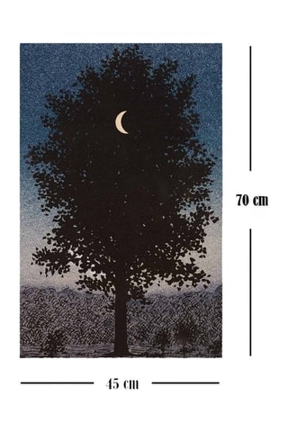 Wanddecoratie René Magritte - 70 x 45 cm